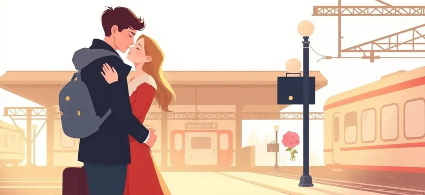 Films d'amour aux gares