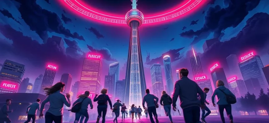 Films sur l'évacuation des tours de télévision