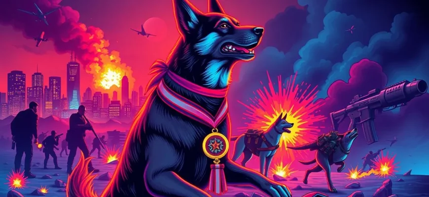 Films de guerre sur la formation des chiens militaires