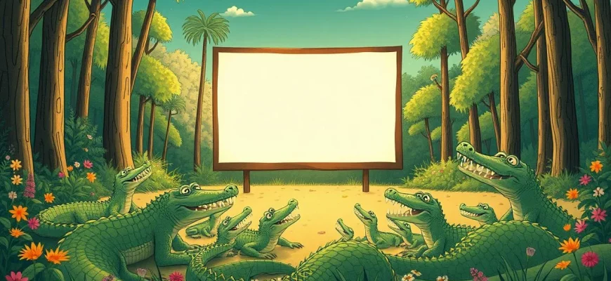 Films familiaux avec des alligators