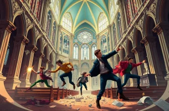 Films d'action dans les cathédrales