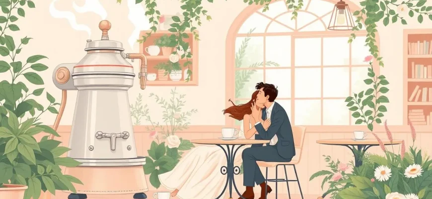 Films d'amour dans les cafés