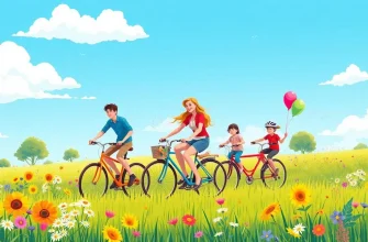 Films familiaux à vélo