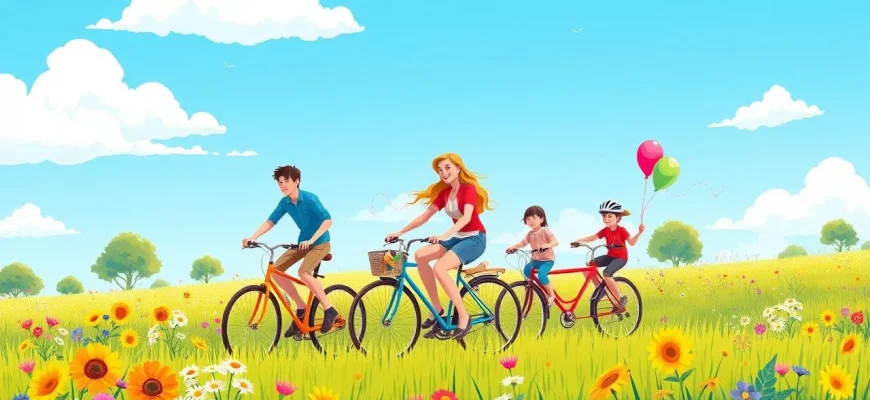 Films familiaux à vélo