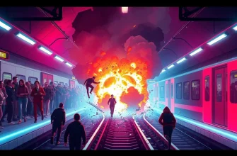 Films de catastrophe avec des explosions dans le métro