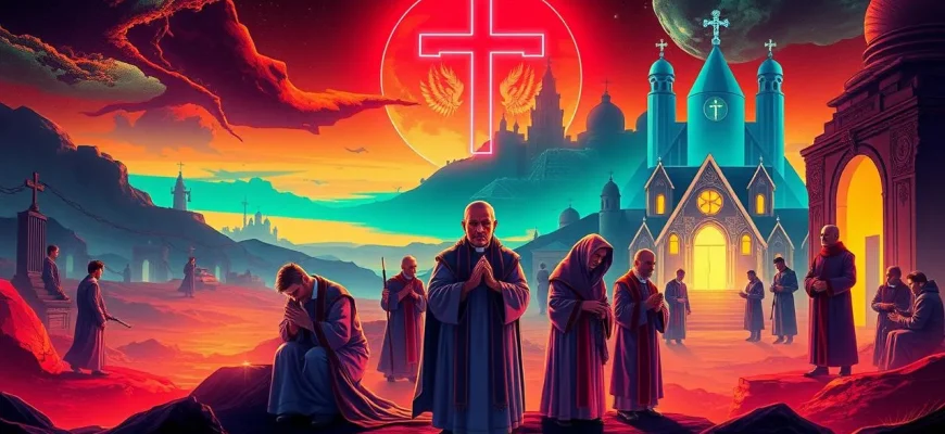 Films de guerre avec des prêtres en zones de conflit