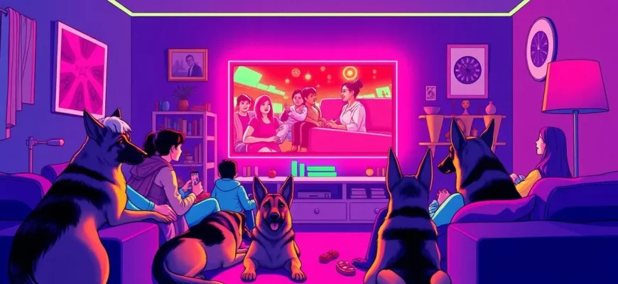 Films familiaux avec des bergers allemands