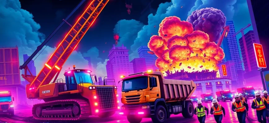 Films de Catastrophe avec des Engins de Chantier