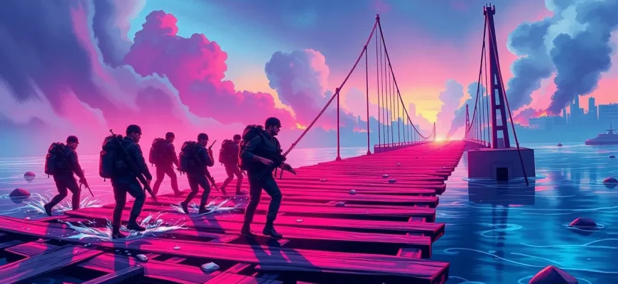 Films de guerre sur les ponts flottants