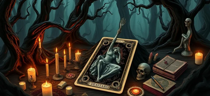 Films d'horreur avec des cartes de tarot