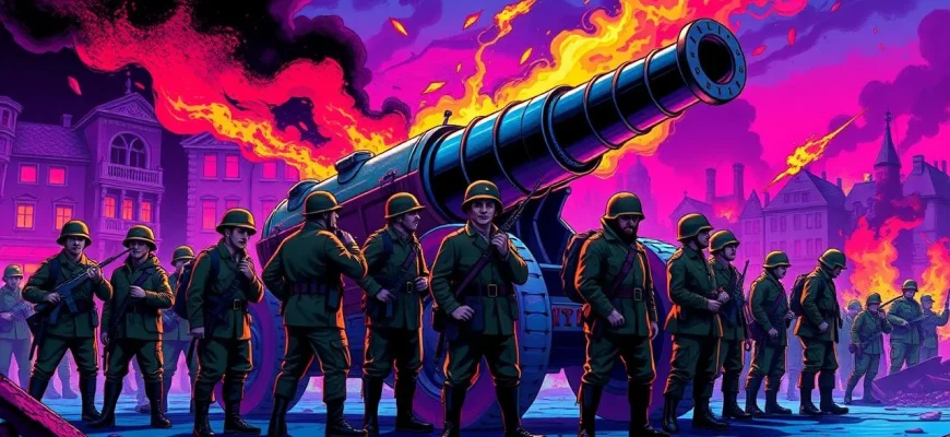 Films de guerre sur les artilleurs