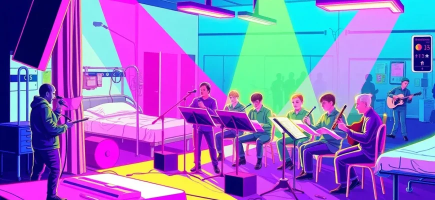 Films de guerre sur les concerts dans les hôpitaux