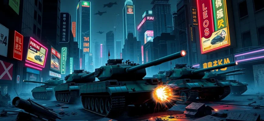 Films de guerre sur les embuscades de chars