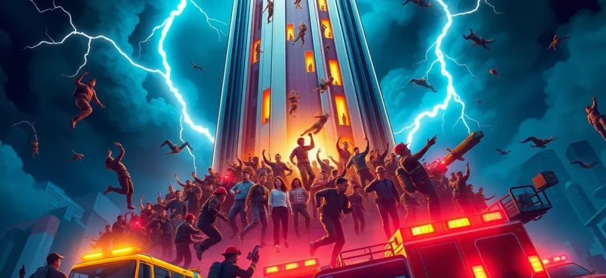 Films de catastrophe: évacuation d'un gratte-ciel