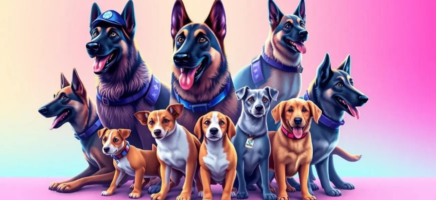 Films avec des chiens policiers