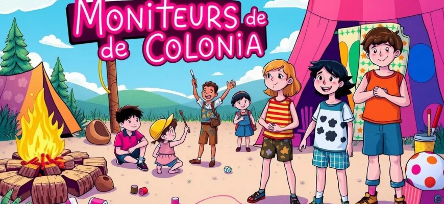 Films familiaux sur les moniteurs de colonie