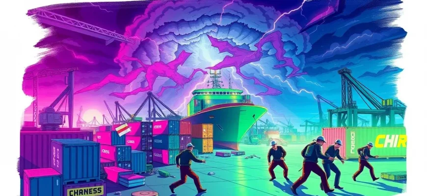 Films de catastrophe sur les travaux de chargement