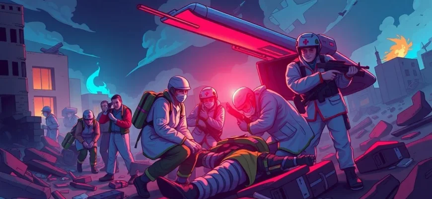 Films de guerre sur le sauvetage des blessés