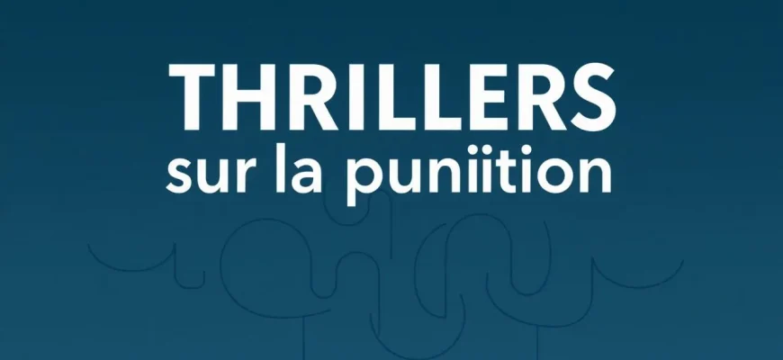 10 Thrillers sur la punition à ne pas manquer