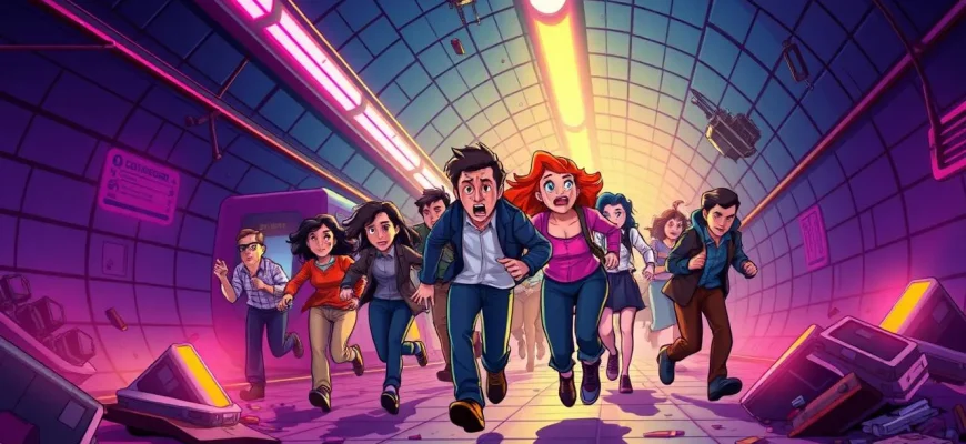 Films de catastrophe dans les tunnels du métro