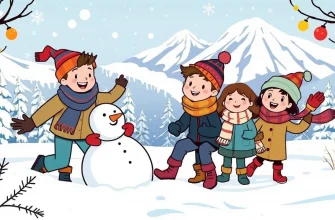 Films captivants de fêtes d'hiver