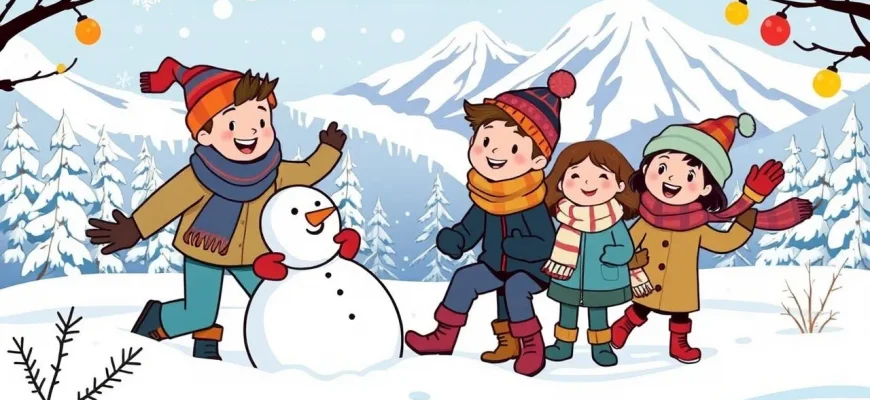 Films captivants de fêtes d'hiver