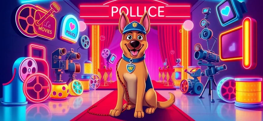 Films familiaux avec des chiens policiers