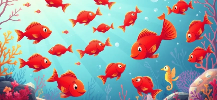 Films de famille avec des poissons rouges