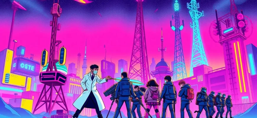 Films de catastrophe sur les tours de télécommunications