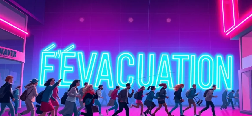 Films sur l'évacuation des visiteurs