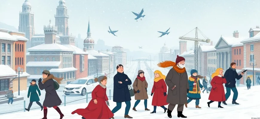 Films soviétiques sur la tempête de neige