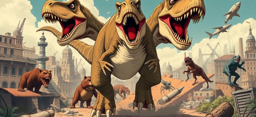 Films d'action avec des animaux géants