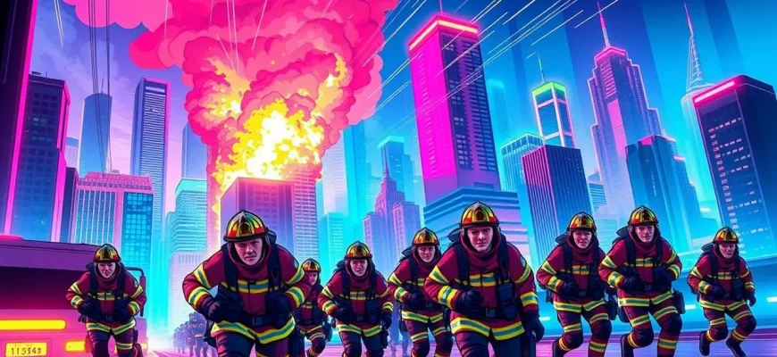 Films de catastrophe avec des pompiers dans des gratte-ciel