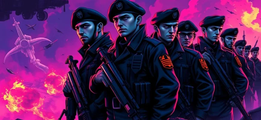 Films de guerre sur les bérets noirs