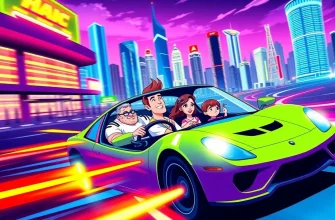 Films de famille sur les courses de voitures