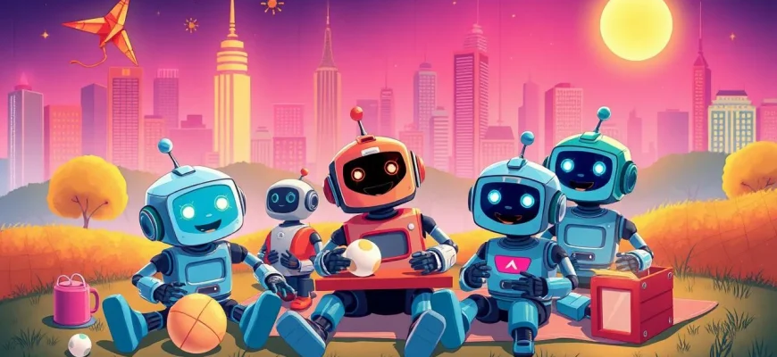 Films familiaux avec des robots