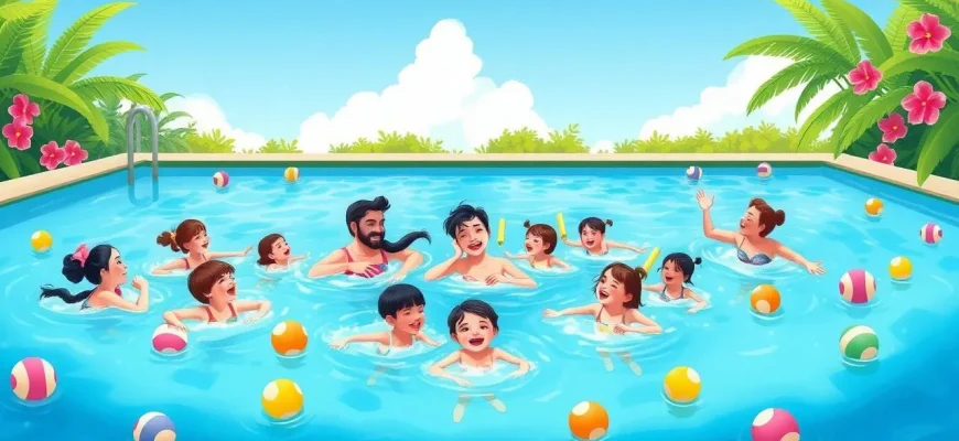 Films familiaux sur la natation