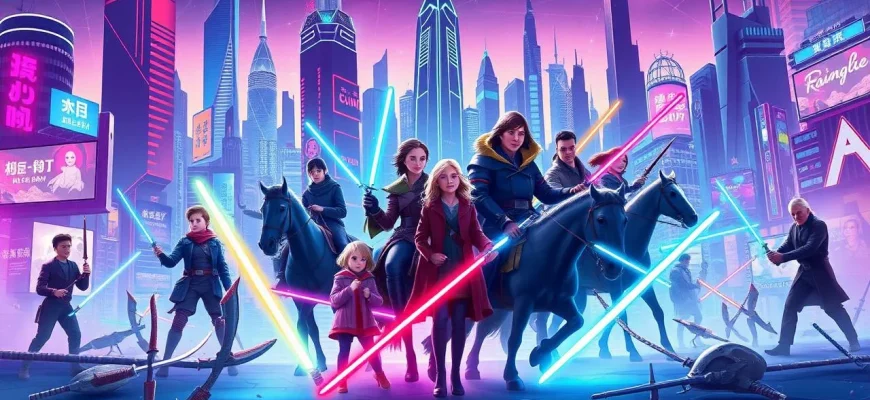 Films familiaux avec des épées