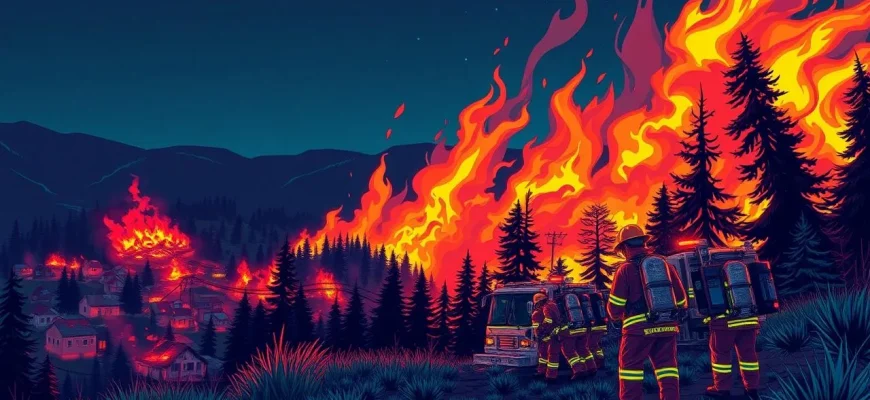 Films dramatiques sur les feux de forêt