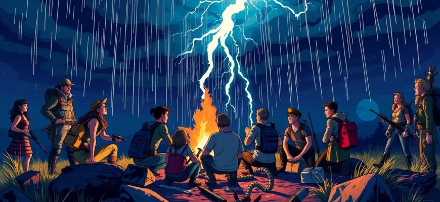 Films d'aventure sous l'orage d'été