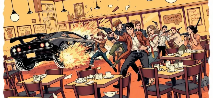 Films d'action dans les restaurants