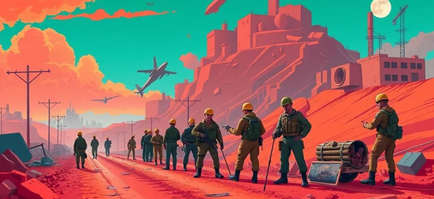 Films de guerre sur la construction de routes