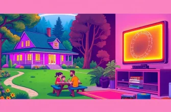 Films familiaux dans des maisons de campagne