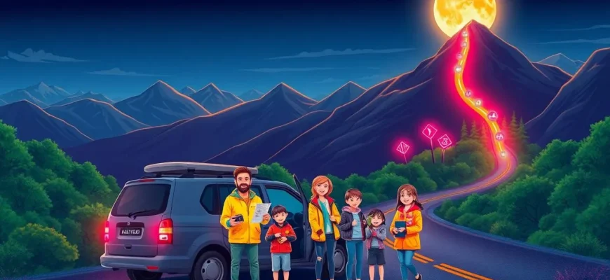 Films familiaux d'aventures sur la route