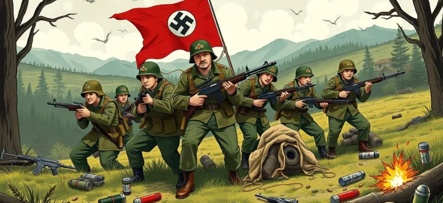 Films de guerre sur les embuscades de partisans