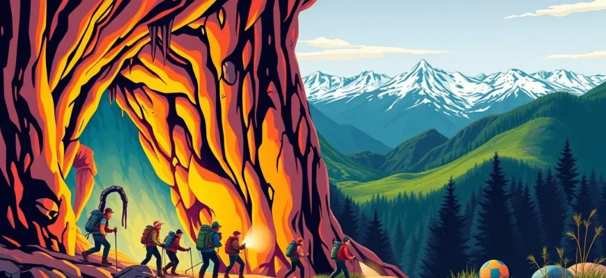 Films d'aventure dans les grottes et les montagnes