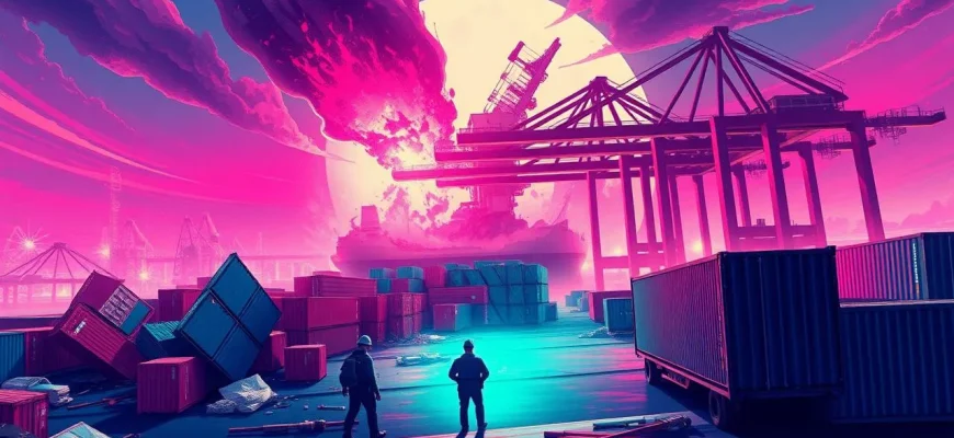 Films de catastrophe sur les terminaux à conteneurs