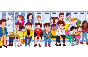 Films familiaux sur les beaux gosses à l'école