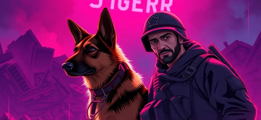 Films de guerre avec des chiens de frontière