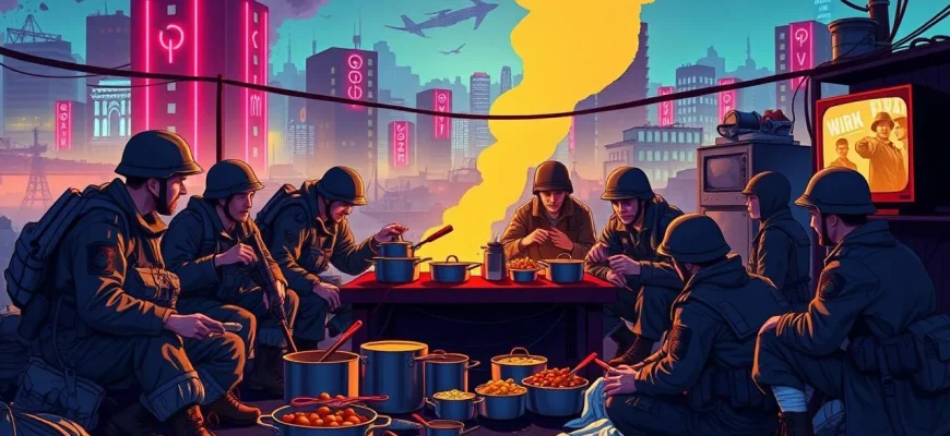 Films de guerre sur l'alimentation au front